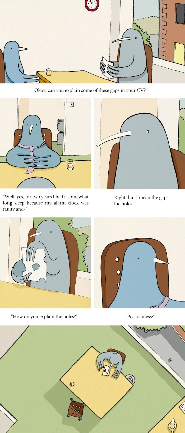 How do you explain the holes?